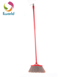Kworld Colorful Long Handle Plastic Clean Broom 8088
